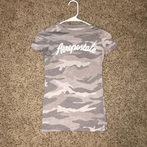 Womens Grey Camo Tee